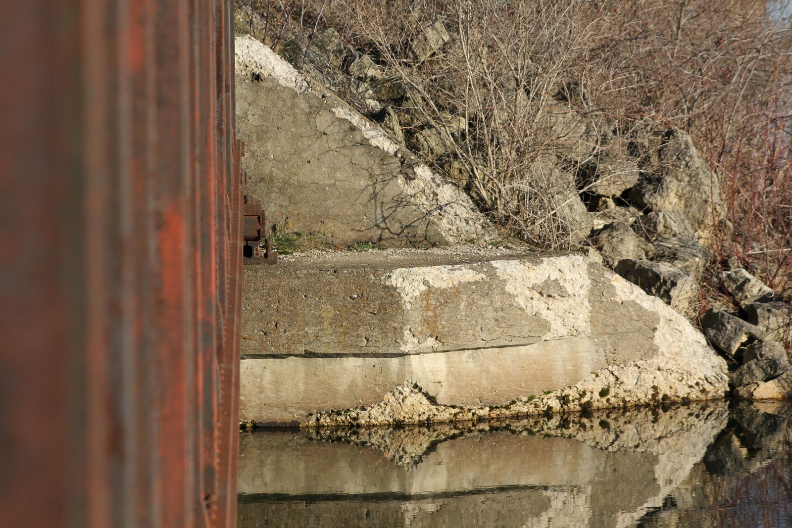 East abutment